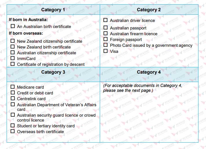 Relationship Registration category