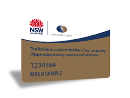 NSW Senior Card