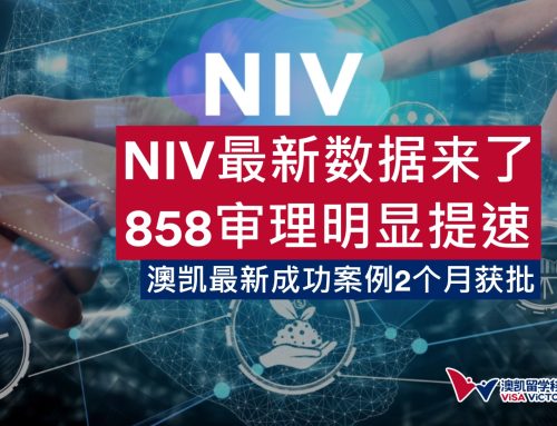 NIV最新数据来了｜858审理明显提速，澳凯最新成功案例2个月获批！